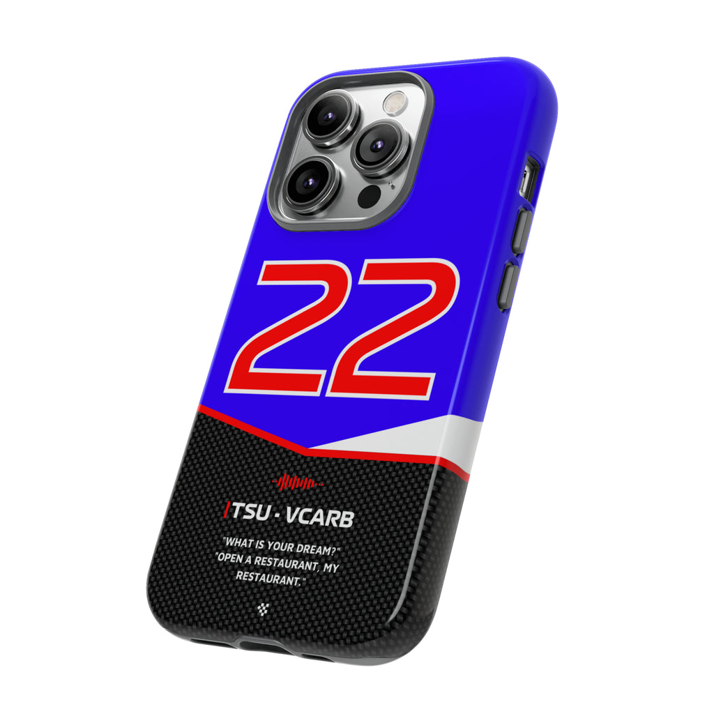 Yuki Tsunoda F1 Car Phone Case 2024 - NEVERLESS