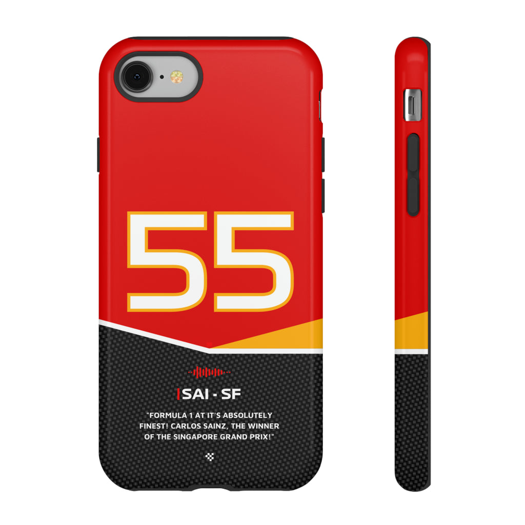 Carlos Sainz F1 Car Phone Case 2024 - NEVERLESS