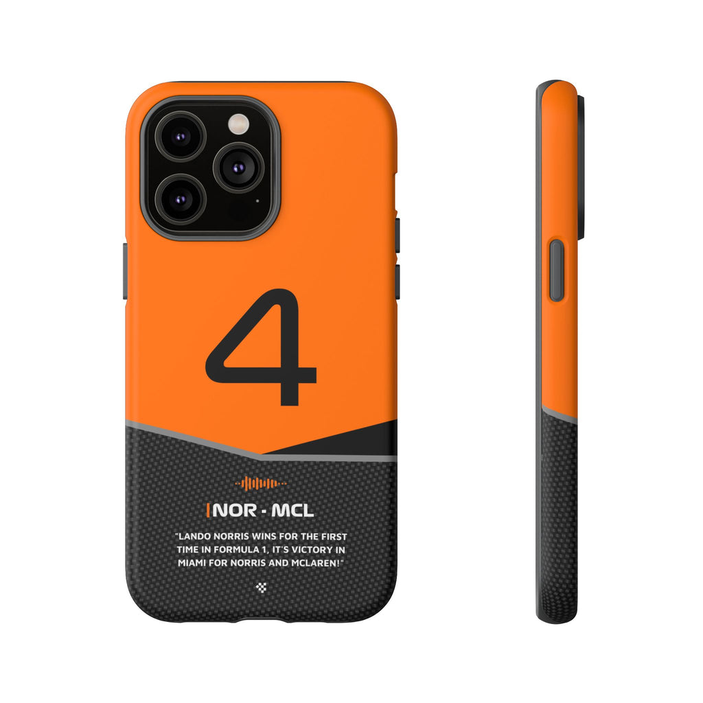 Lando Norris McLaren F1 Phone Case iPhone 14 Pro Max