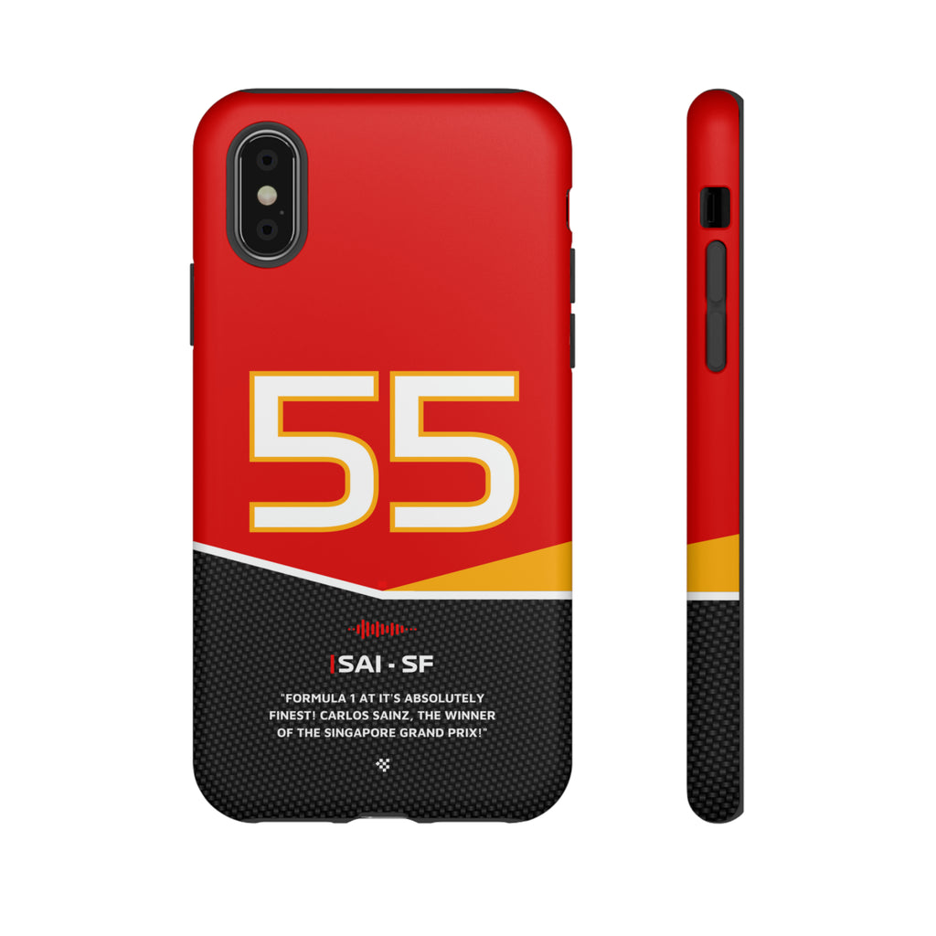 Carlos Sainz F1 Car Phone Case 2024 - NEVERLESS