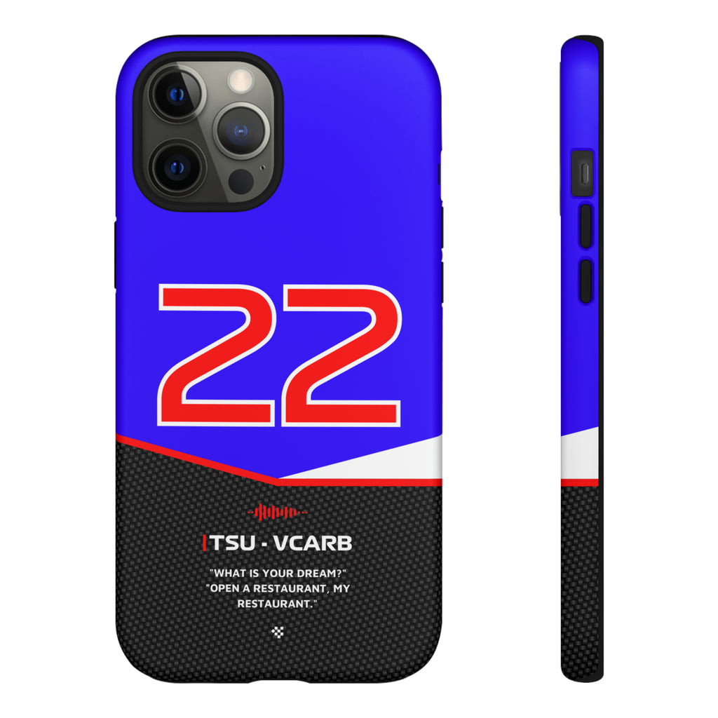 Yuki Tsunoda F1 Car Phone Case 2024 - NEVERLESS