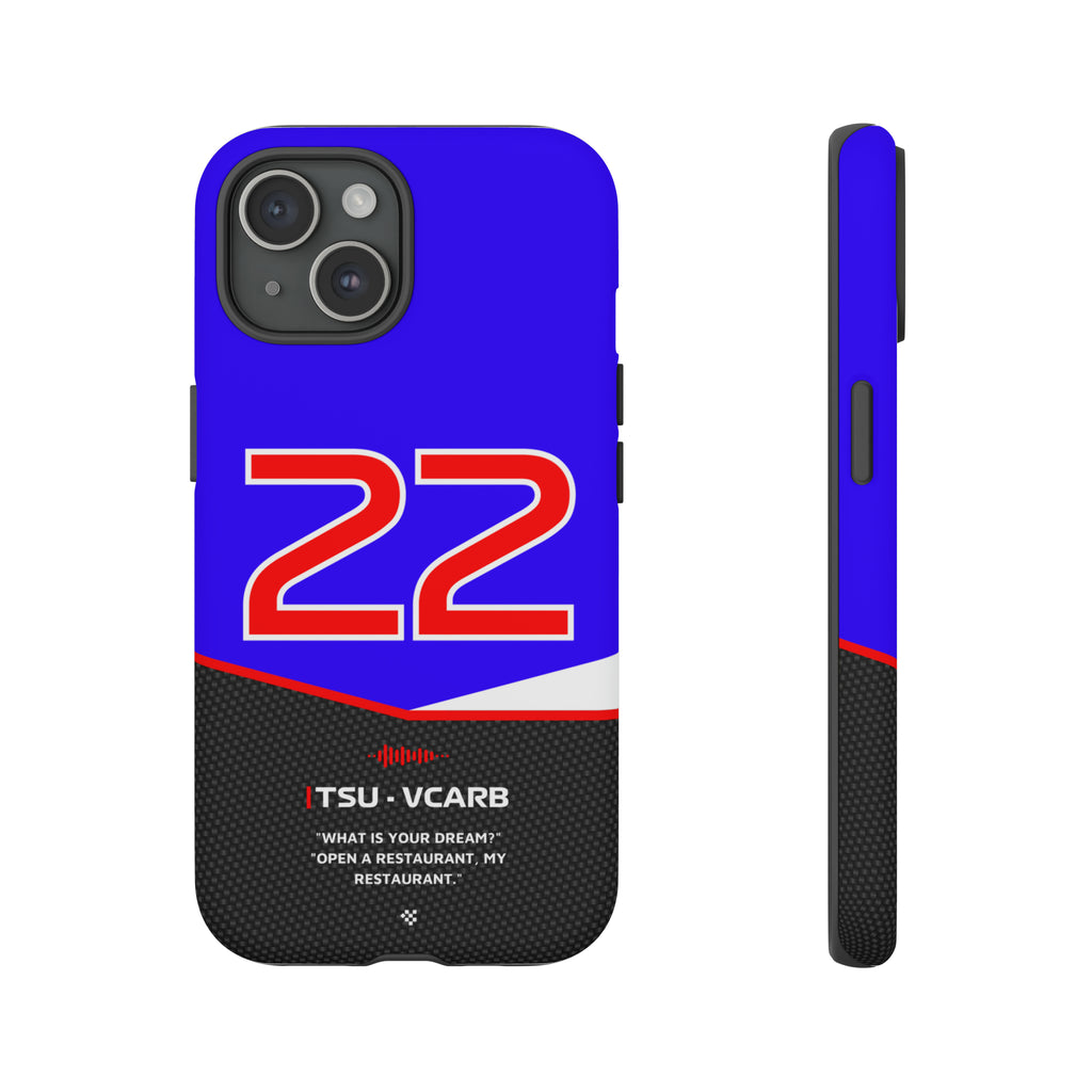 Yuki Tsunoda F1 Car Phone Case 2024 - NEVERLESS