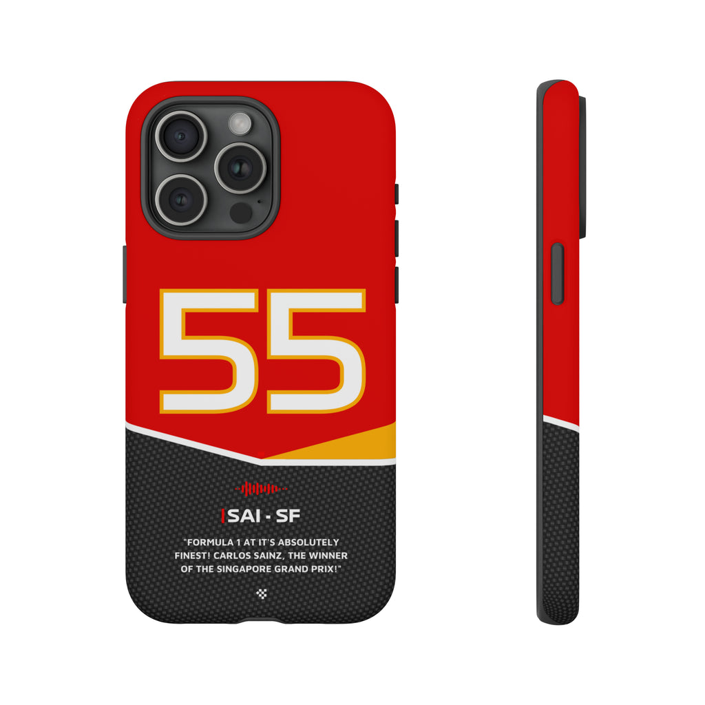 Carlos Sainz F1 Car Phone Case 2024 - NEVERLESS