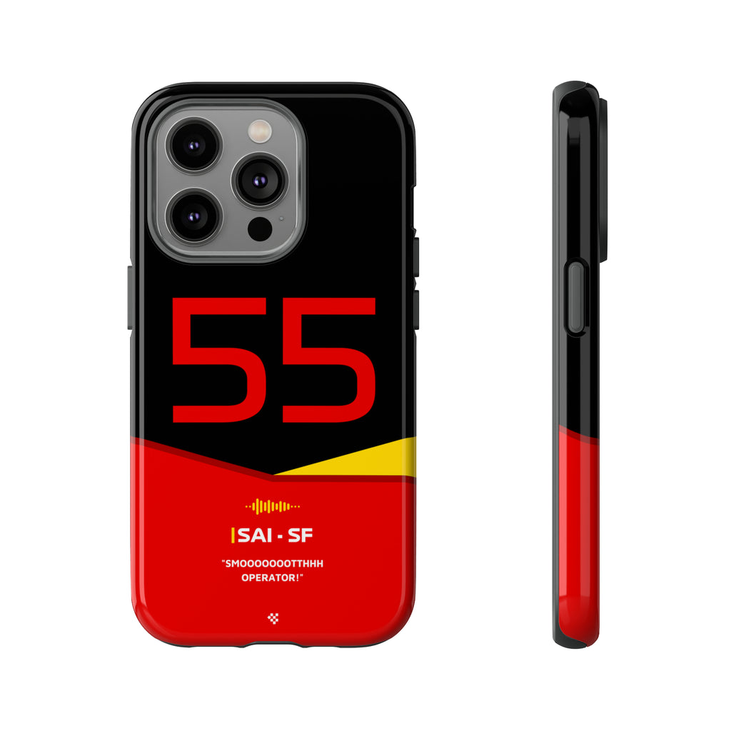 Carlos Sainz F1 Helmet Phone Case 2024 - NEVERLESS