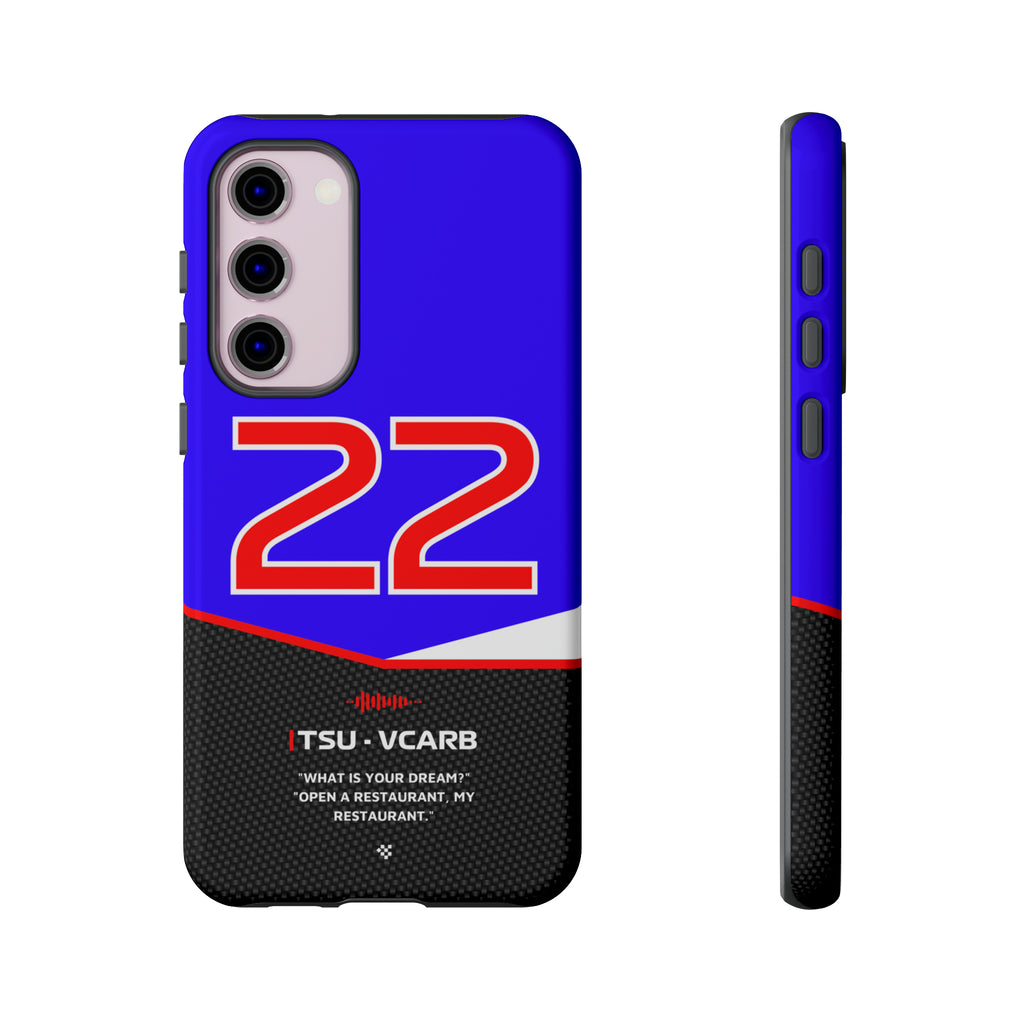 Yuki Tsunoda F1 Car Phone Case 2024 - NEVERLESS