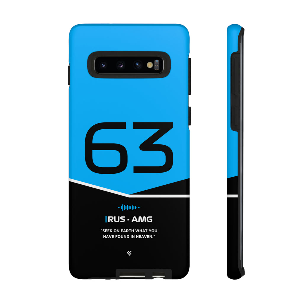 George Russell F1 Helmet Phone Case 2024 - NEVERLESS