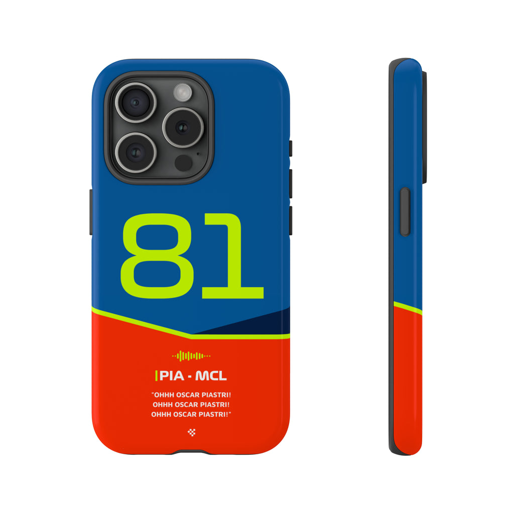 Oscar Piastri F1 Helmet Phone Case 2024 - NEVERLESS