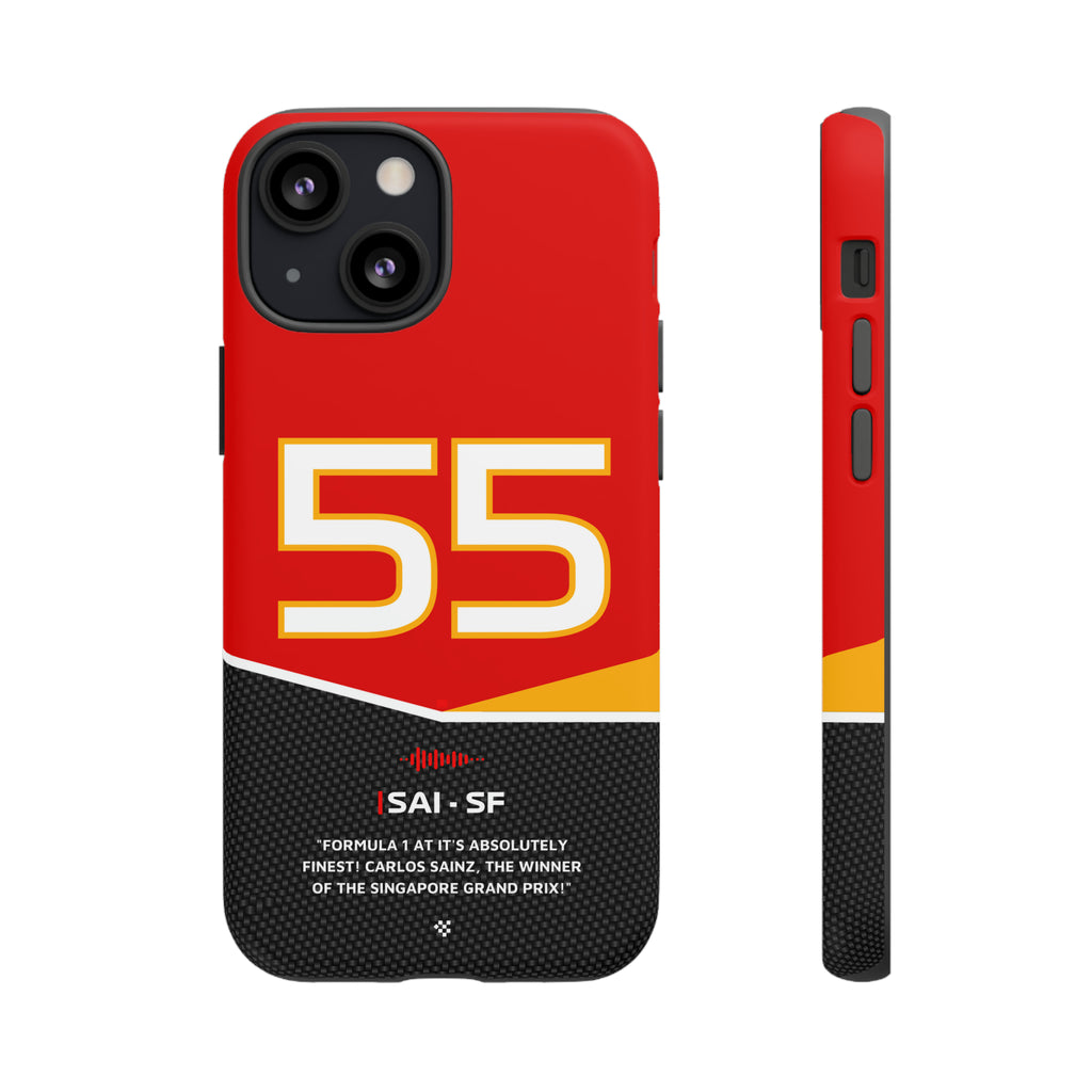 Carlos Sainz F1 Car Phone Case 2024 - NEVERLESS