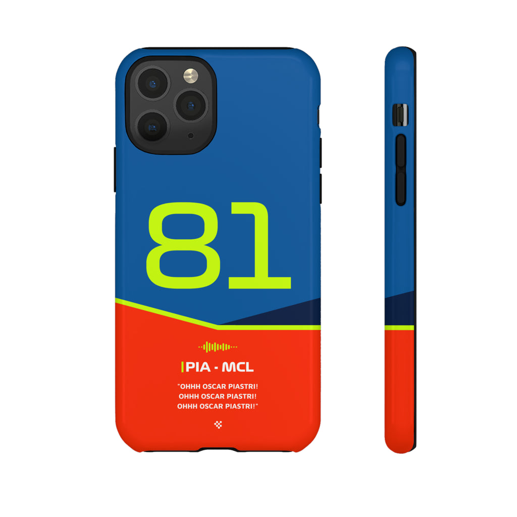 Oscar Piastri F1 Helmet Phone Case 2024 - NEVERLESS