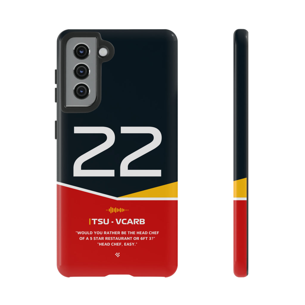 Yuki Tsunoda F1 Helmet Phone Case 2024 - NEVERLESS