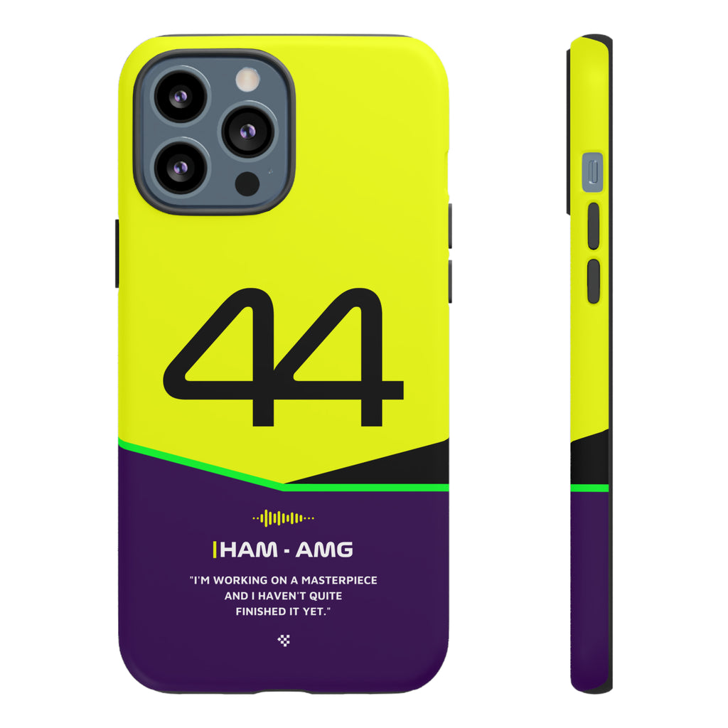 Lewis Hamilton F1 Helmet Phone Case 2024 - NEVERLESS