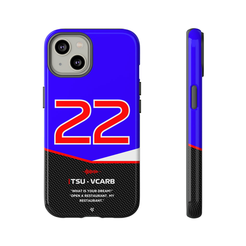 Yuki Tsunoda F1 Car Phone Case 2024 - NEVERLESS