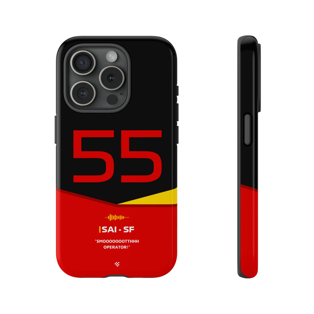 Carlos Sainz F1 Helmet Phone Case 2024 - NEVERLESS