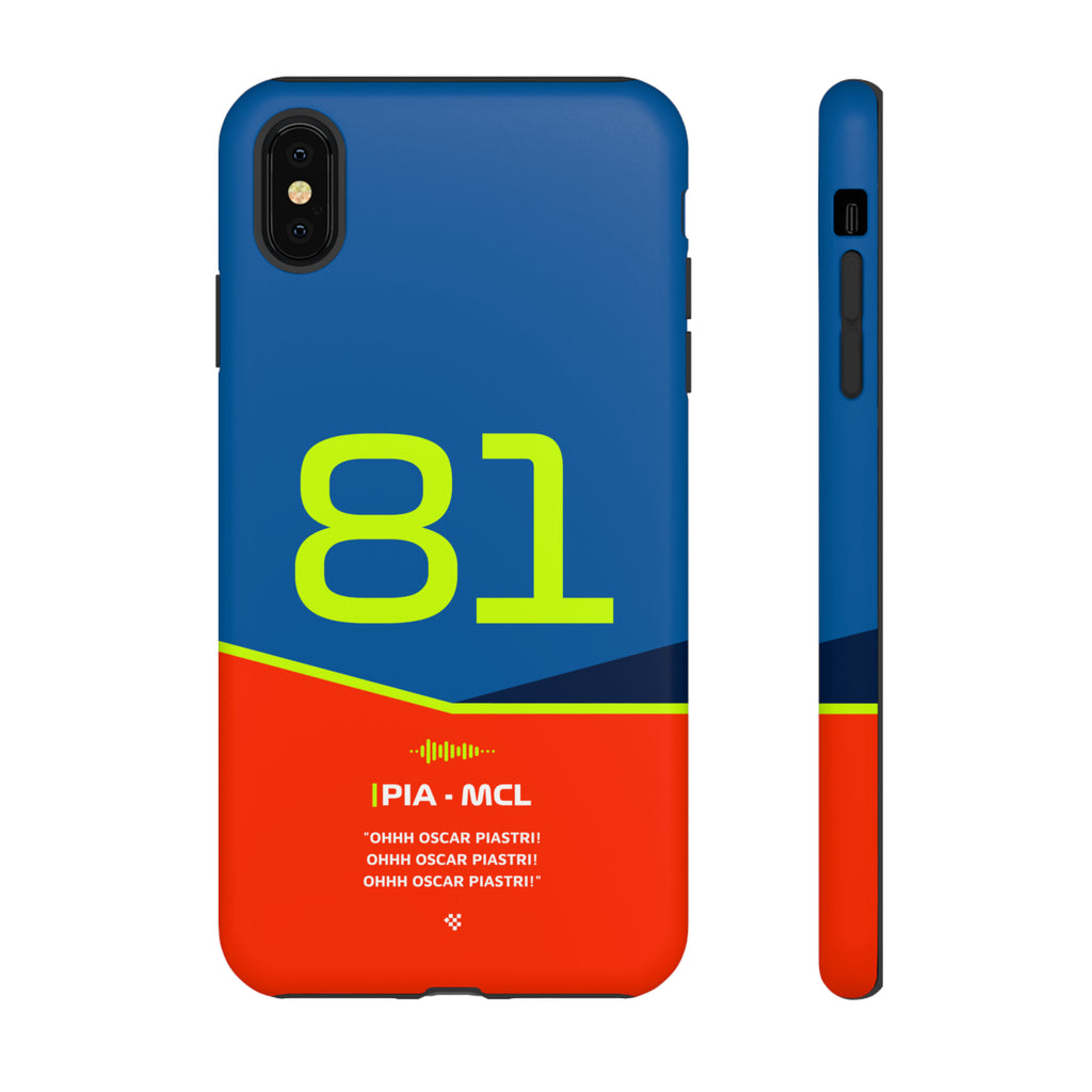 Oscar Piastri F1 Helmet Phone Case 2024 - NEVERLESS