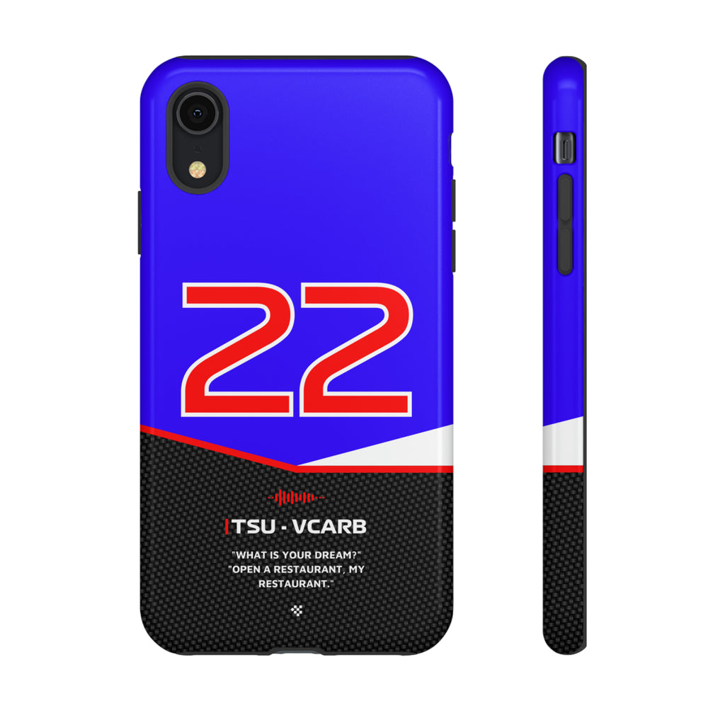 Yuki Tsunoda F1 Car Phone Case 2024 - NEVERLESS