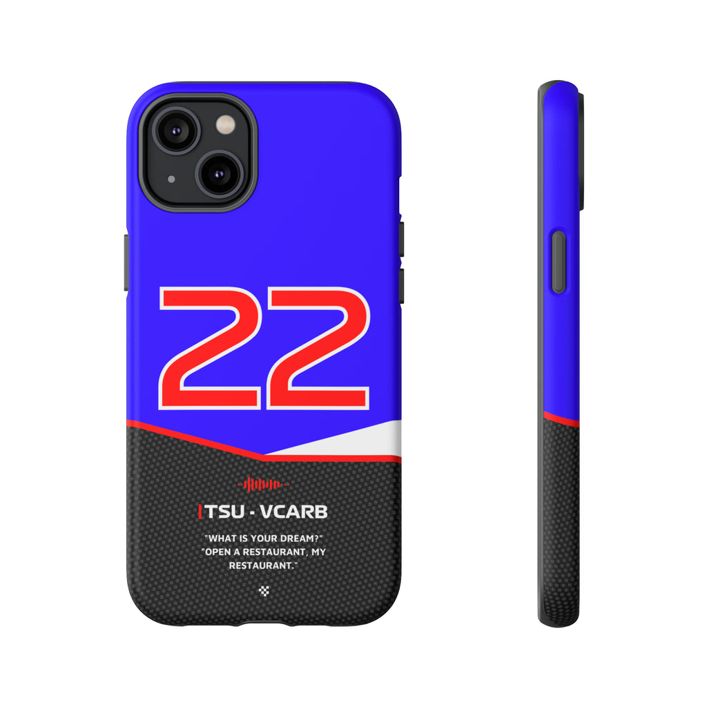 Yuki Tsunoda F1 Car Phone Case 2024 - NEVERLESS