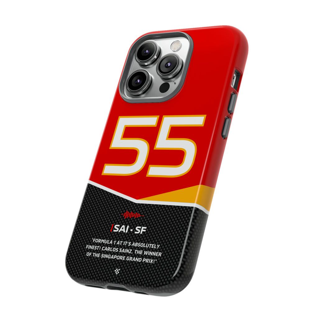Carlos Sainz F1 Car Phone Case 2024 - NEVERLESS