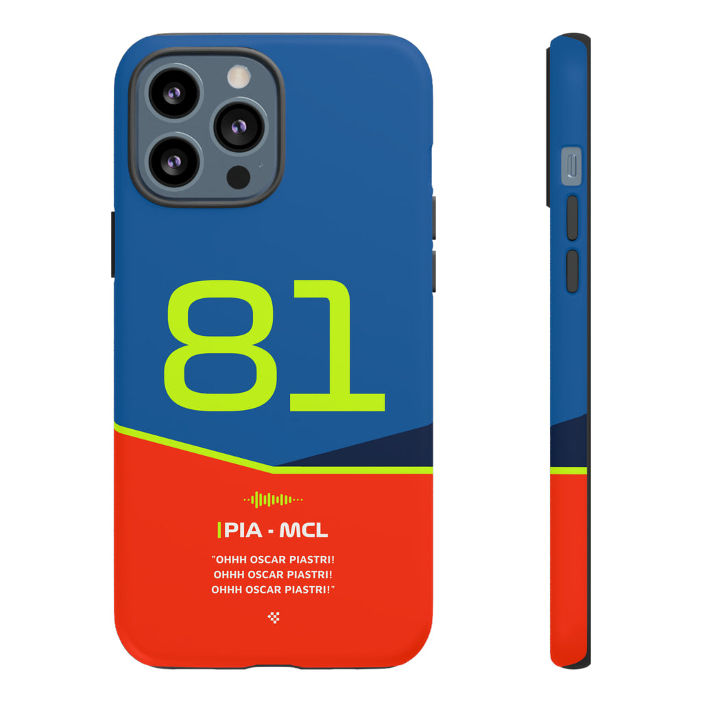 Oscar Piastri F1 Helmet Phone Case 2024 - NEVERLESS