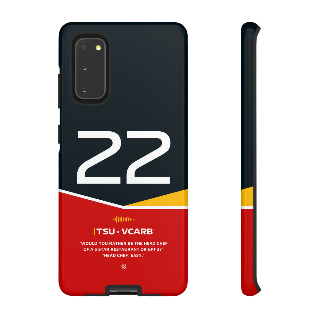 Yuki Tsunoda F1 Helmet Phone Case 2024 - NEVERLESS
