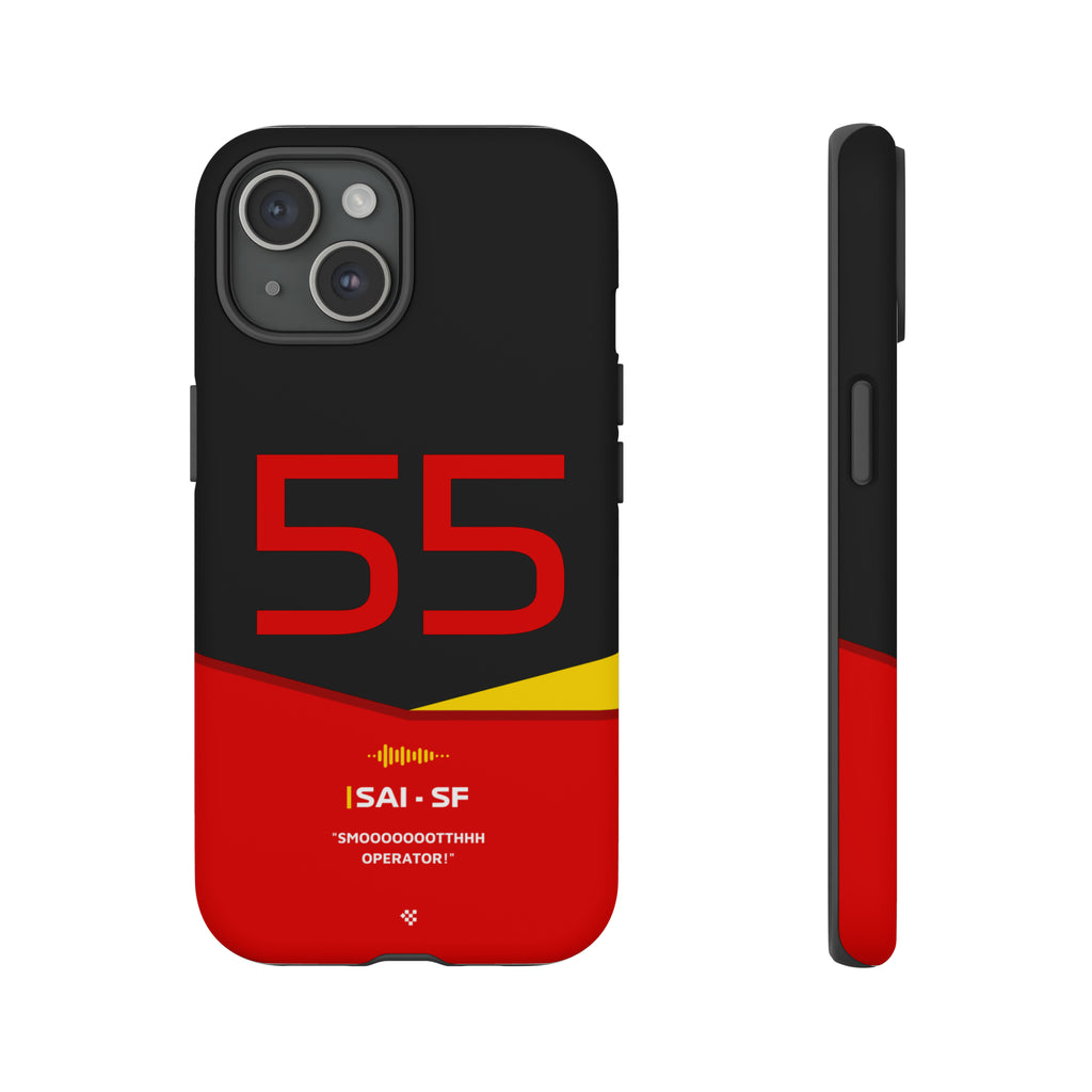 Carlos Sainz F1 Helmet Phone Case 2024 - NEVERLESS