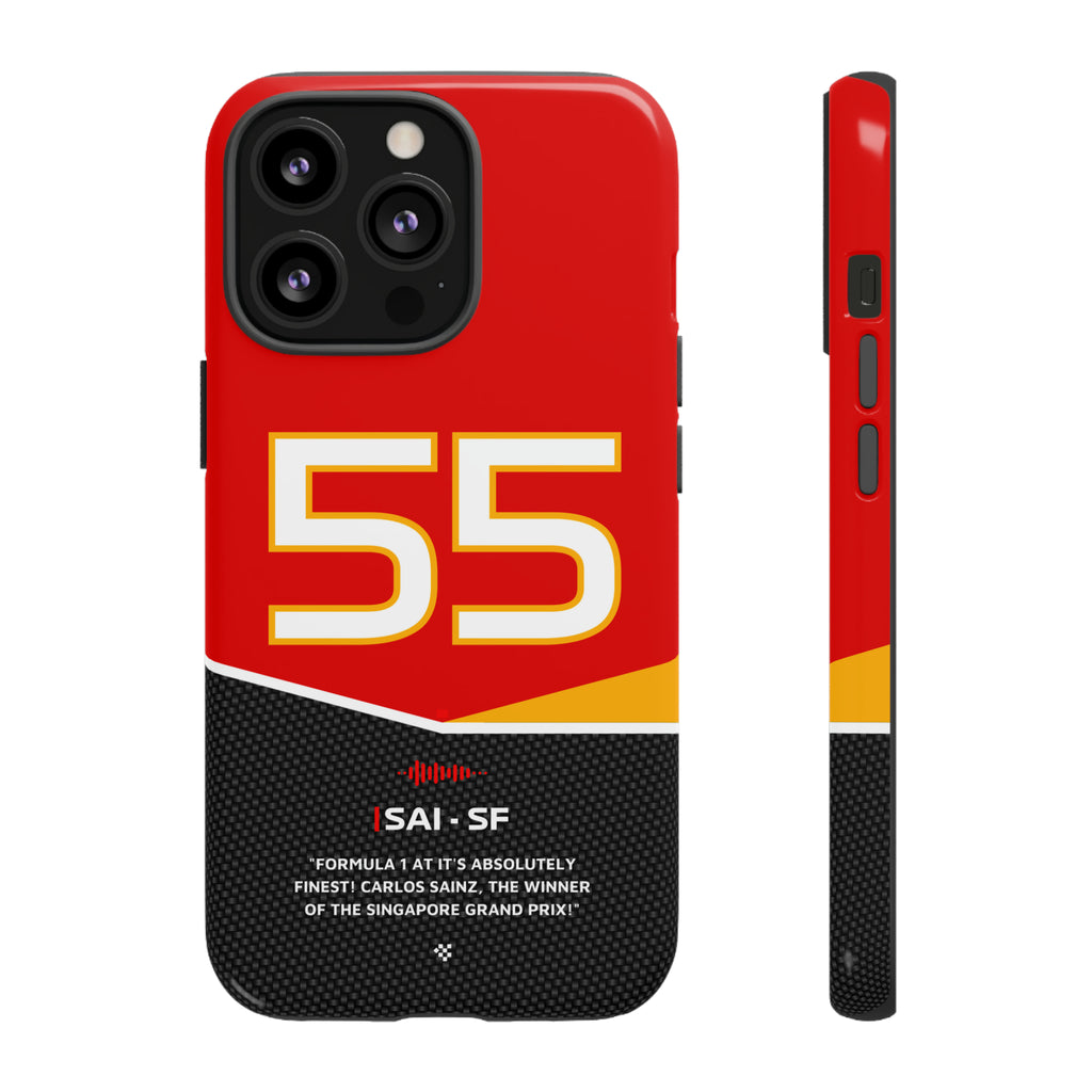 Carlos Sainz F1 Car Phone Case 2024 - NEVERLESS