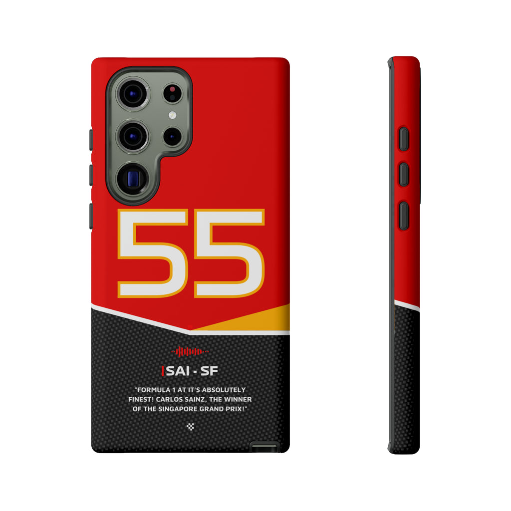 Carlos Sainz F1 Car Phone Case 2024 - NEVERLESS