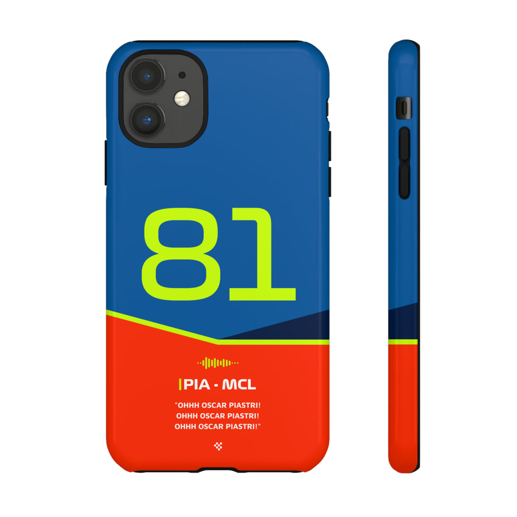 Oscar Piastri F1 Helmet Phone Case 2024 - NEVERLESS