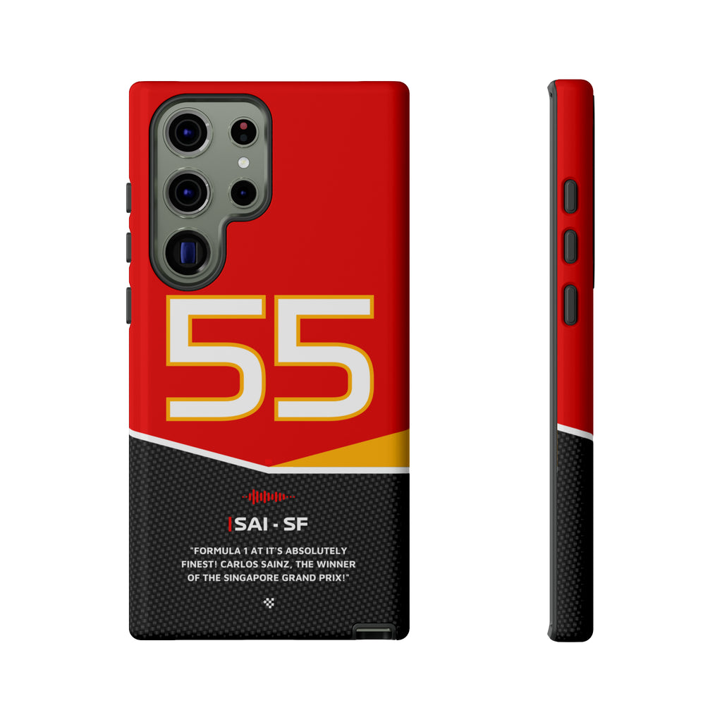 Carlos Sainz F1 Car Phone Case 2024 - NEVERLESS