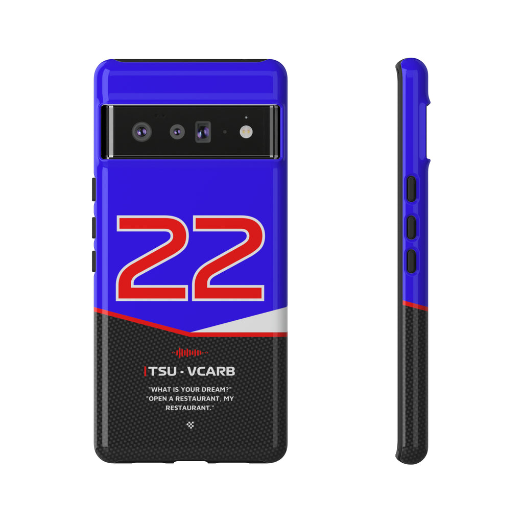 Yuki Tsunoda F1 Car Phone Case 2024 - NEVERLESS