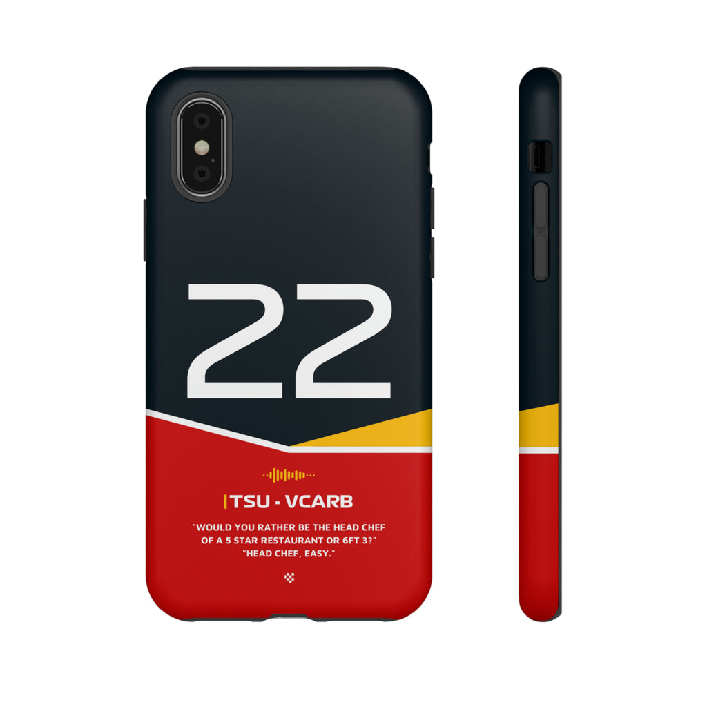Yuki Tsunoda F1 Helmet Phone Case 2024 - NEVERLESS