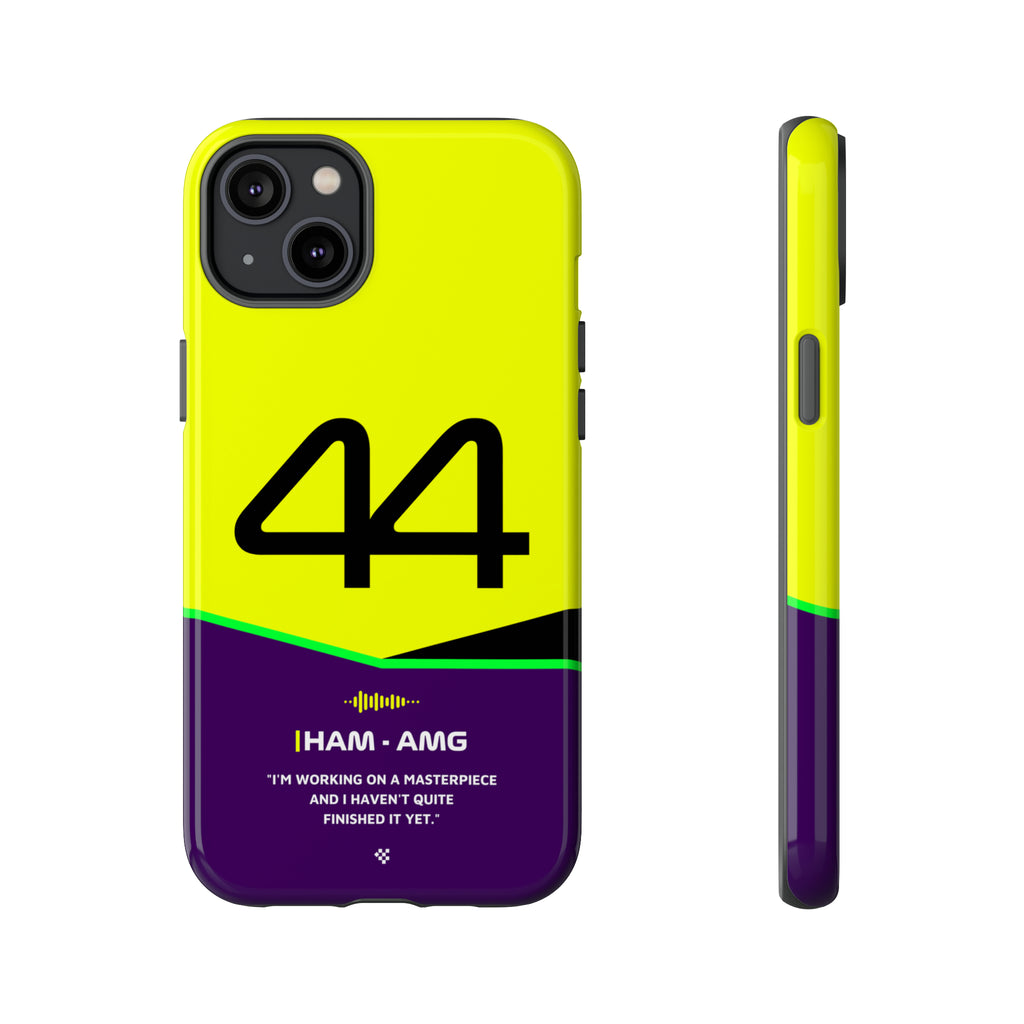 Lewis Hamilton F1 Helmet Phone Case 2024 - NEVERLESS
