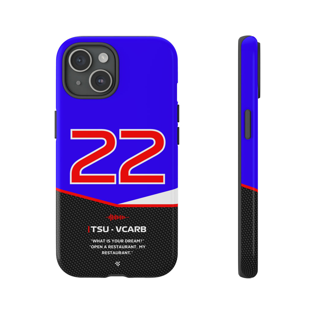 Yuki Tsunoda F1 Car Phone Case 2024 - NEVERLESS