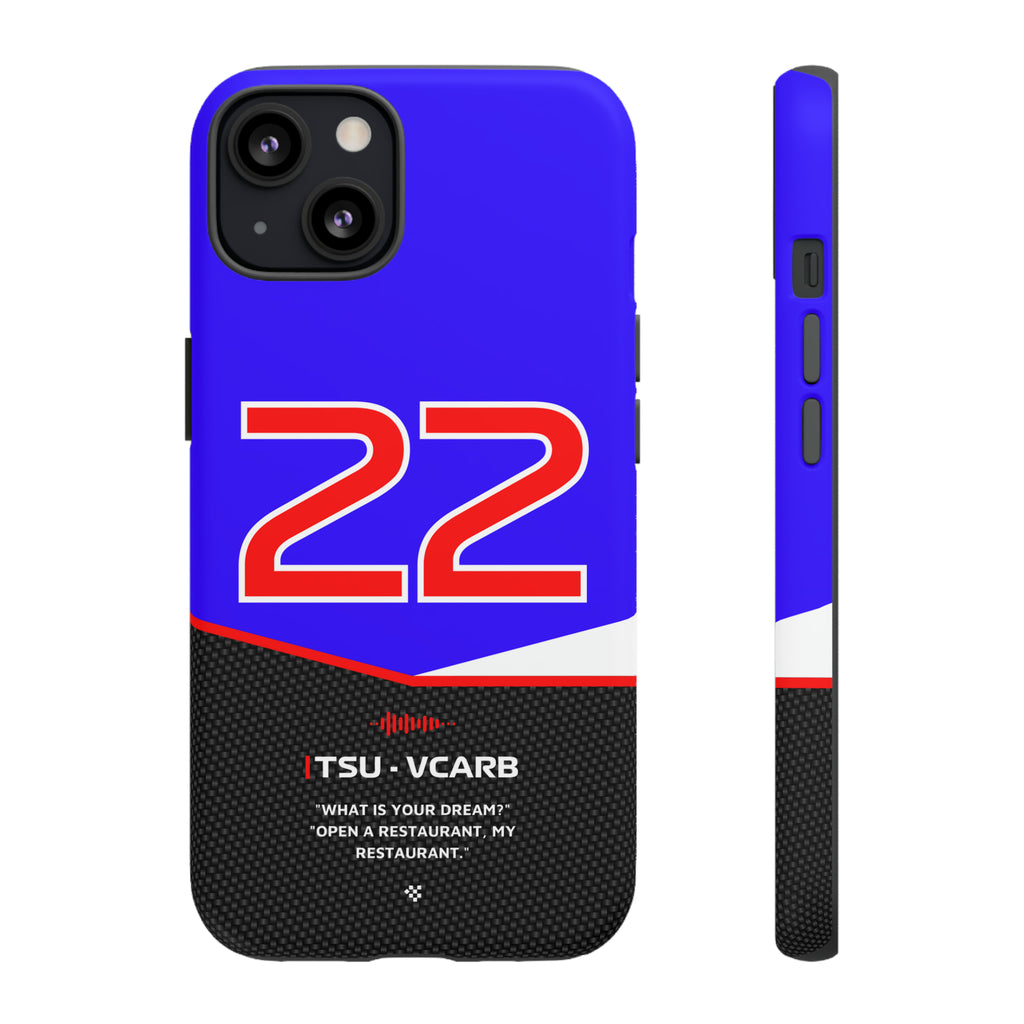 Yuki Tsunoda F1 Car Phone Case 2024 - NEVERLESS