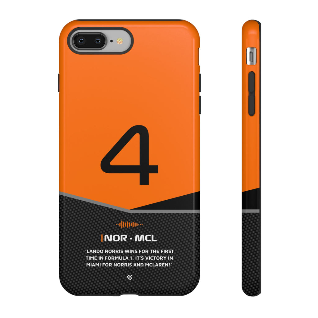 Lando Norris McLaren F1 Phone Case iPhone 8 Plus