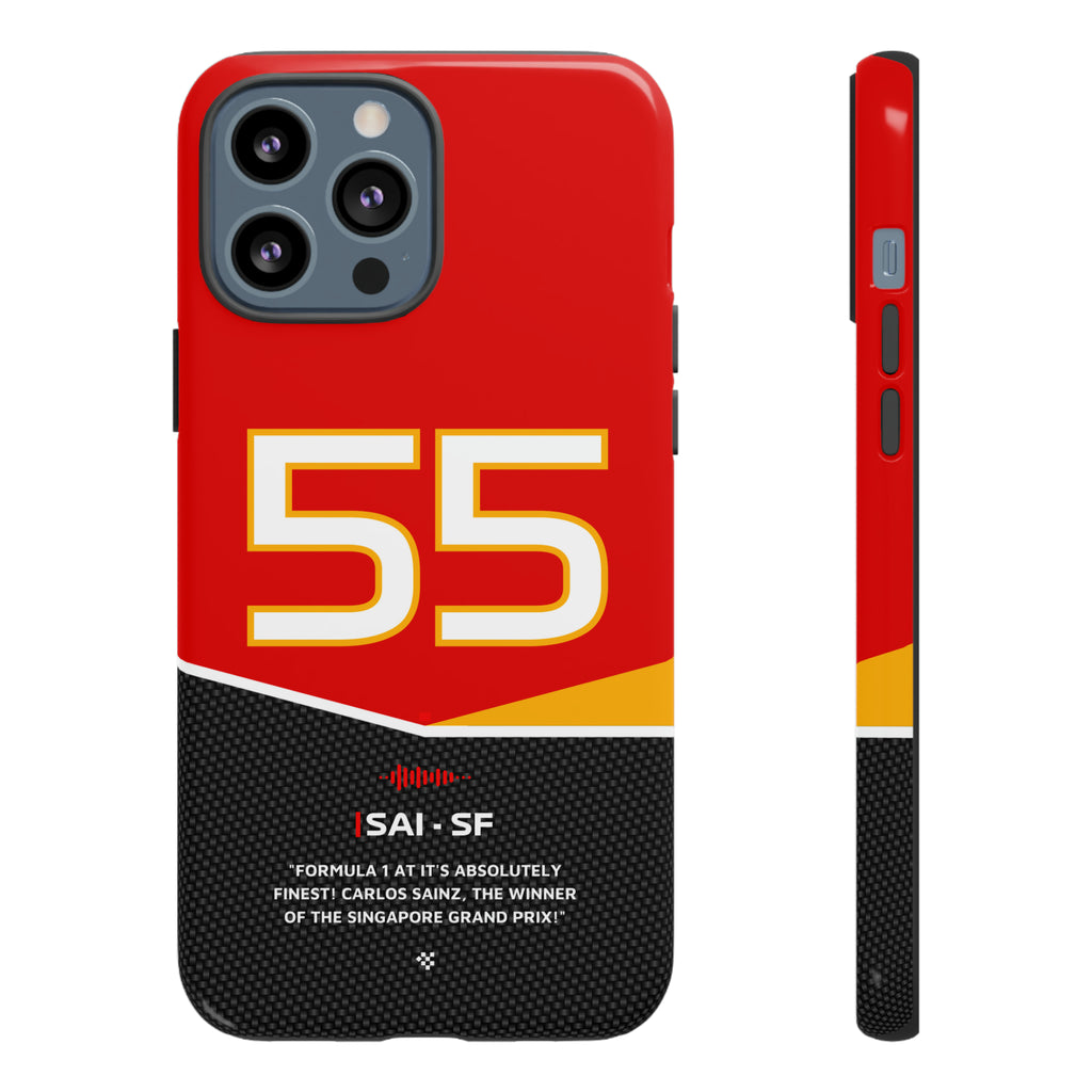 Carlos Sainz F1 Car Phone Case 2024 - NEVERLESS