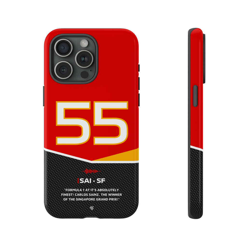 Carlos Sainz F1 Car Phone Case 2024 - NEVERLESS