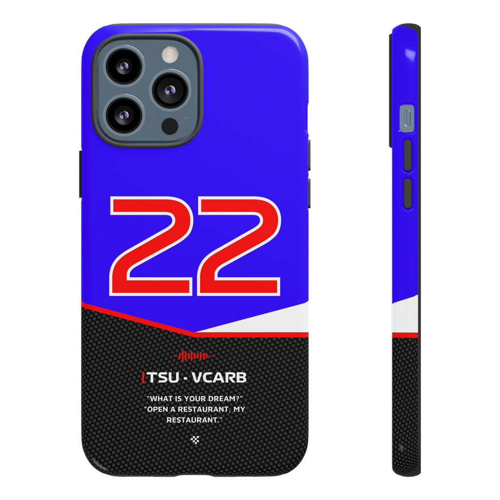 Yuki Tsunoda F1 Car Phone Case 2024 - NEVERLESS