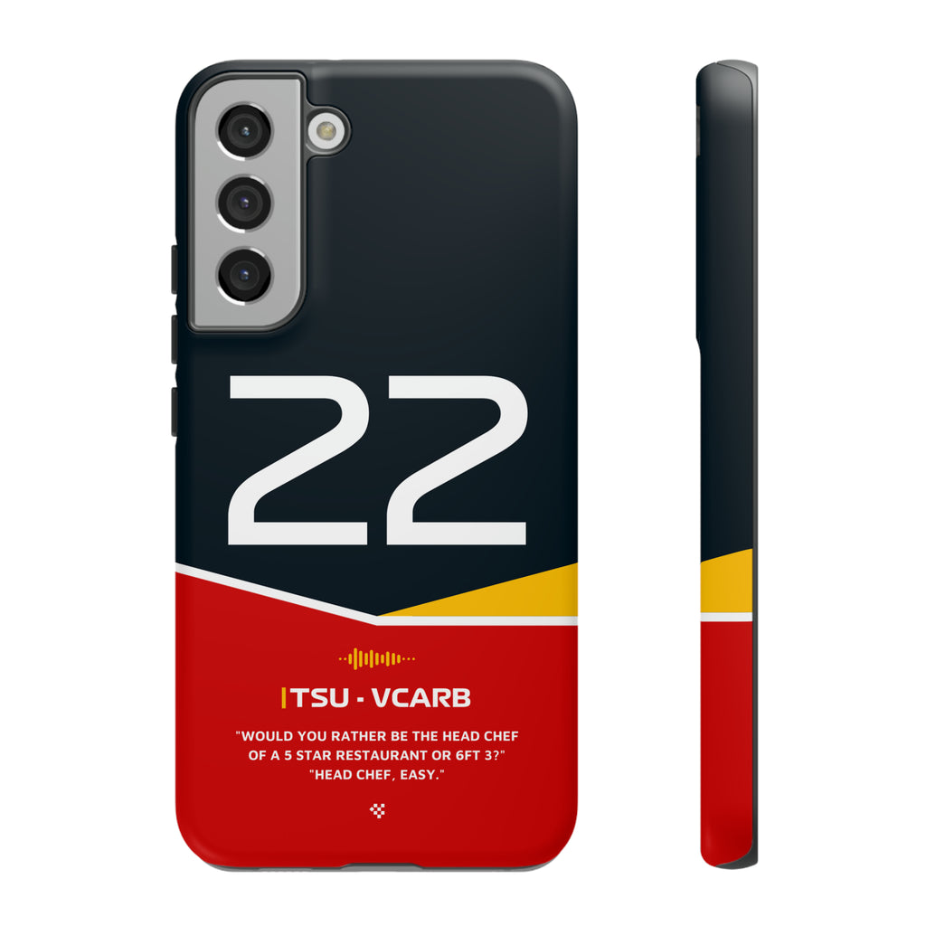 Yuki Tsunoda F1 Helmet Phone Case 2024 - NEVERLESS