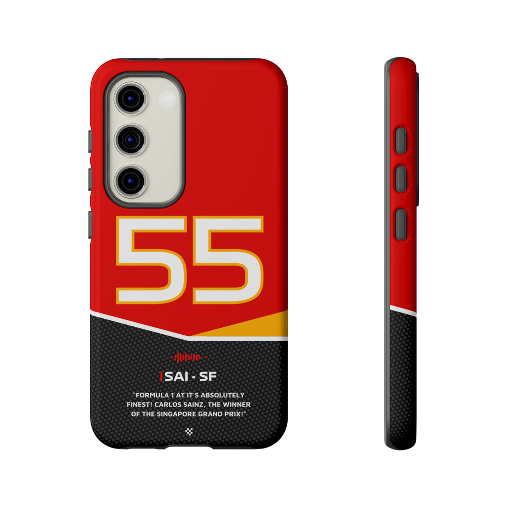 Carlos Sainz F1 Car Phone Case 2024 - NEVERLESS