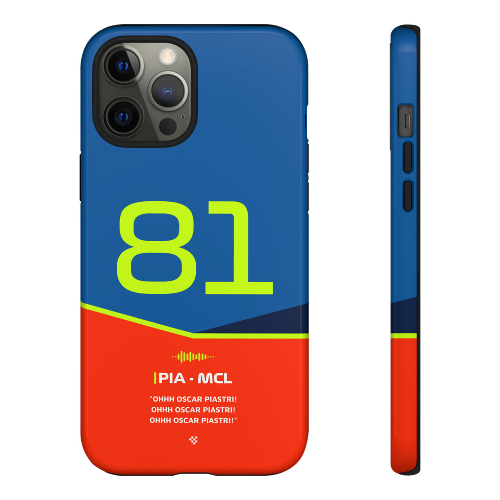 Oscar Piastri F1 Helmet Phone Case 2024 - NEVERLESS