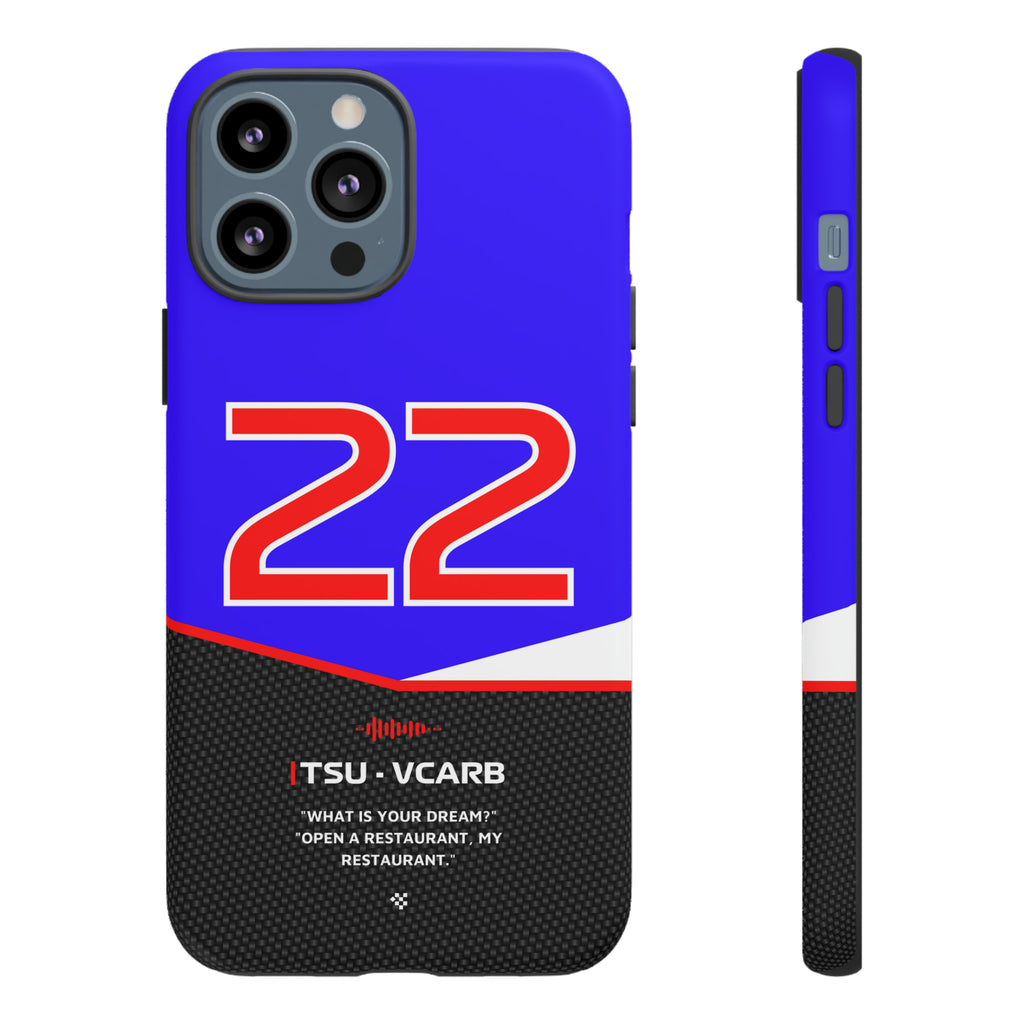 Yuki Tsunoda F1 Car Phone Case 2024 - NEVERLESS
