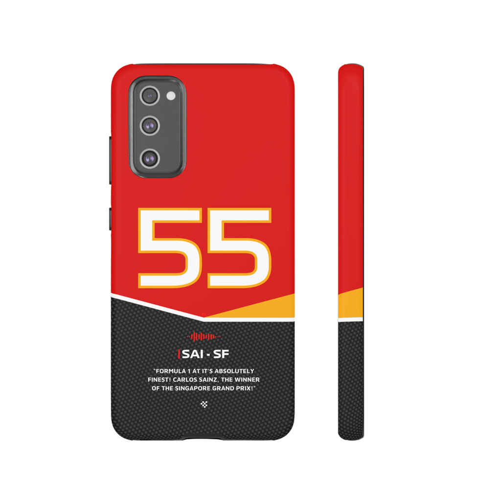 Carlos Sainz F1 Car Phone Case 2024 - NEVERLESS
