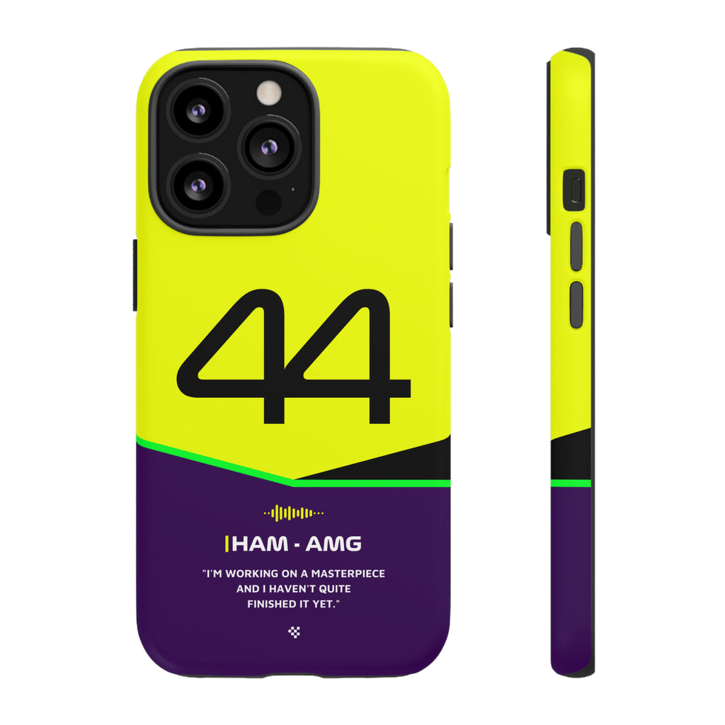 Lewis Hamilton F1 Helmet Phone Case 2024 - NEVERLESS