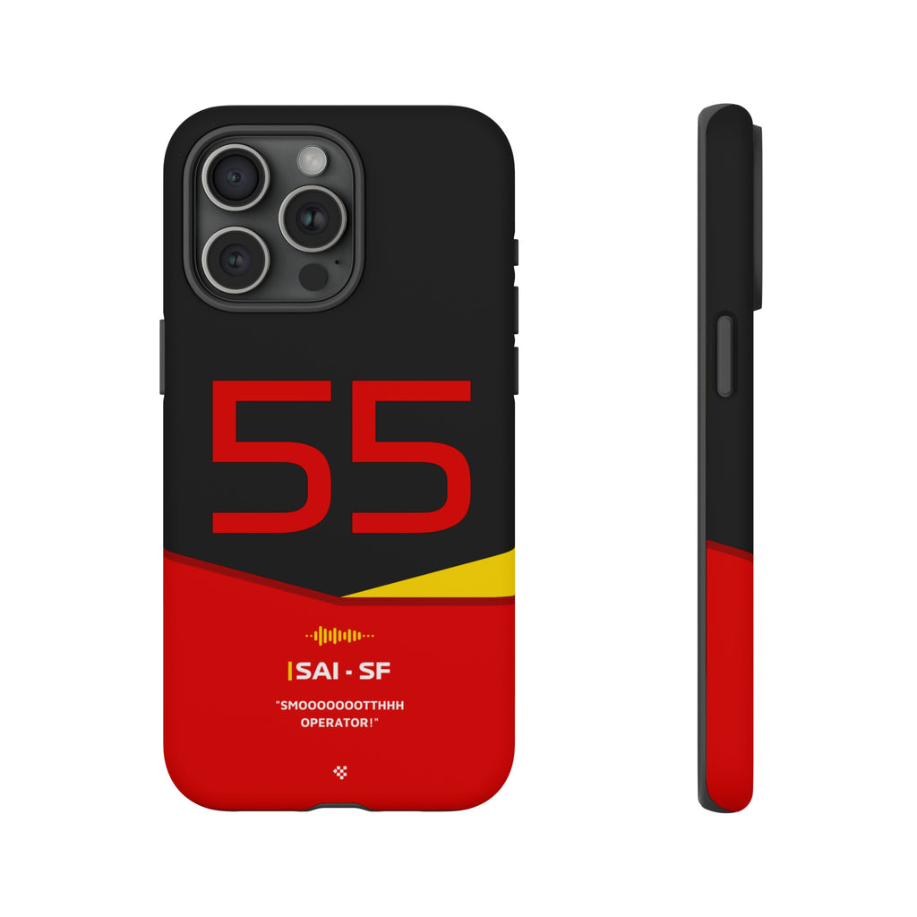 Carlos Sainz F1 Helmet Phone Case 2024 - NEVERLESS