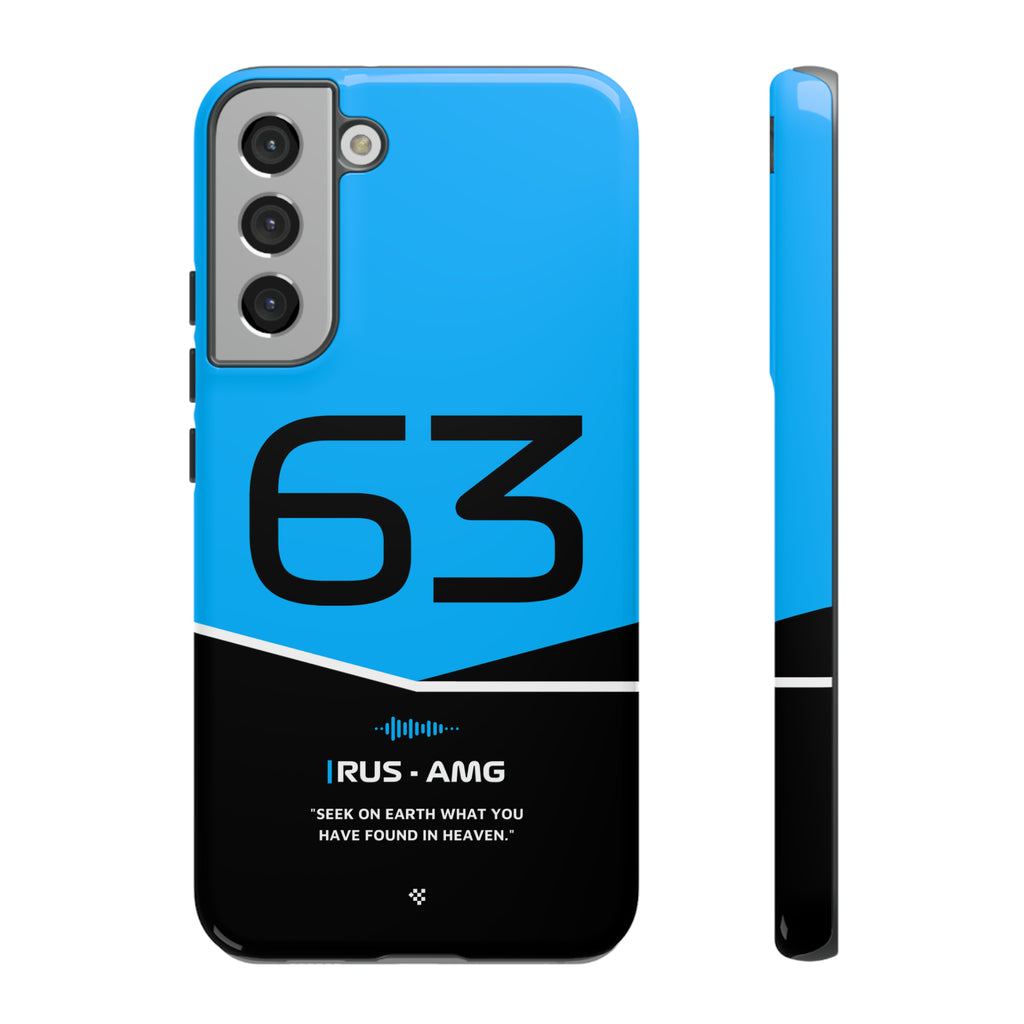 George Russell F1 Helmet Phone Case 2024 - NEVERLESS