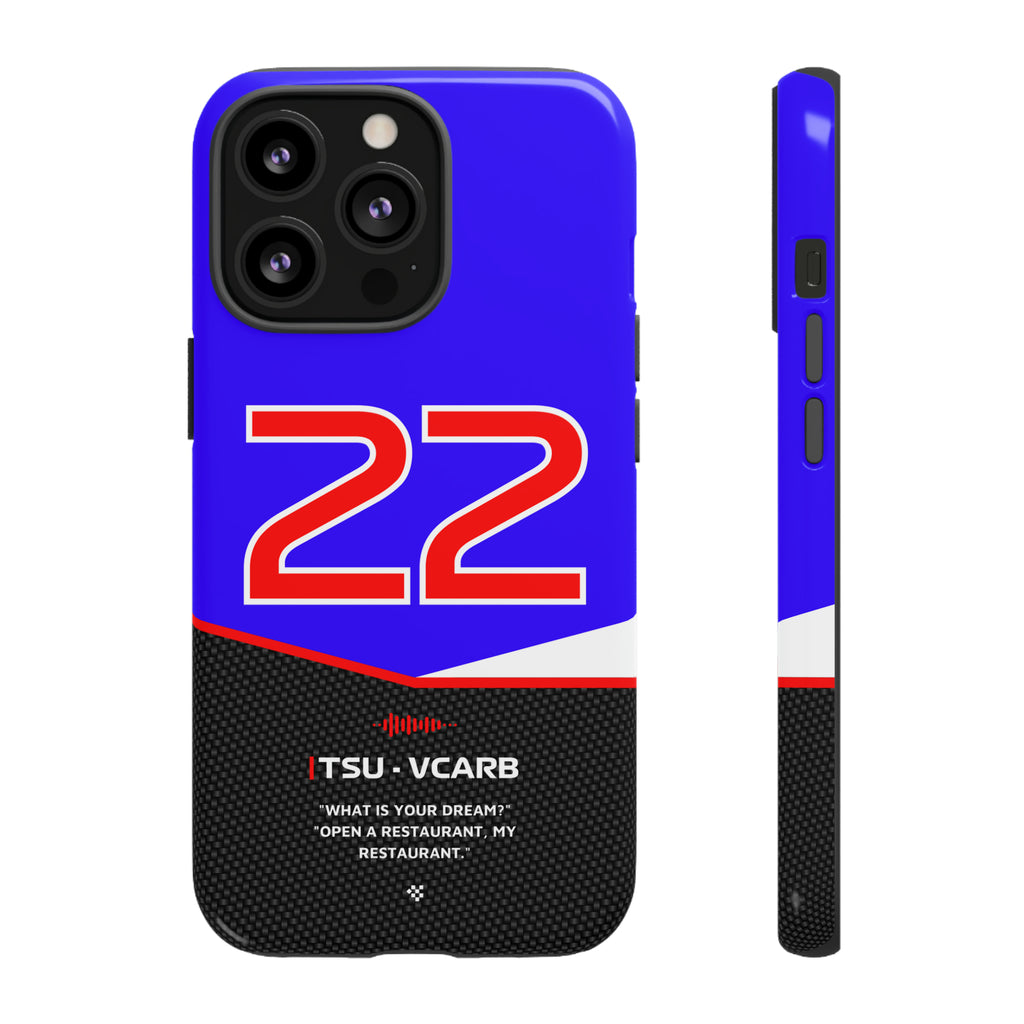 Yuki Tsunoda F1 Car Phone Case 2024 - NEVERLESS