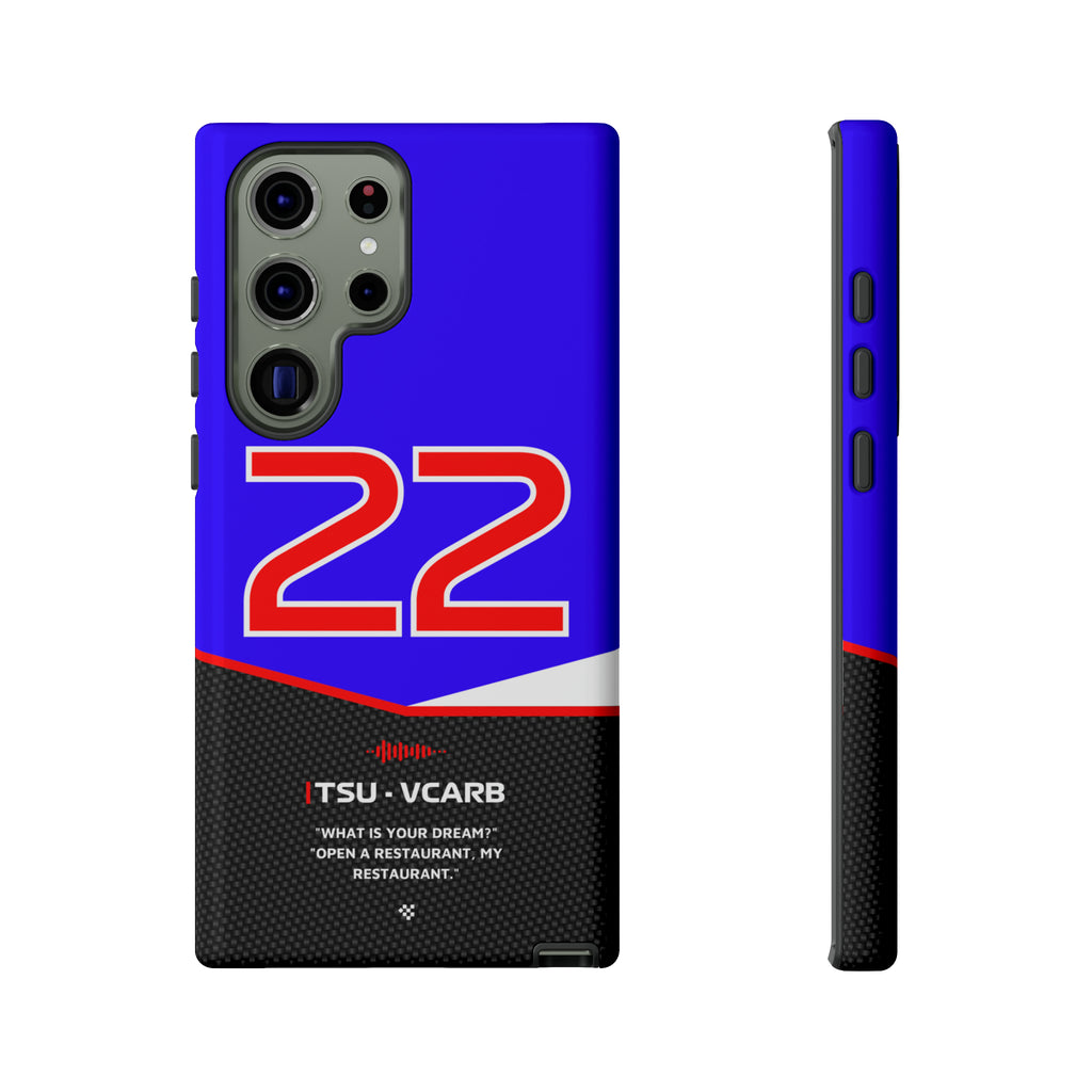 Yuki Tsunoda F1 Car Phone Case 2024 - NEVERLESS