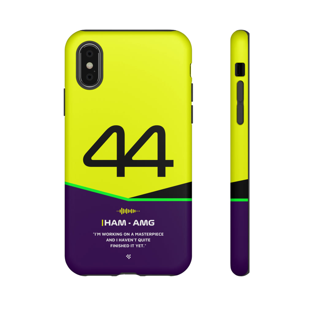 Lewis Hamilton F1 Helmet Phone Case 2024 - NEVERLESS