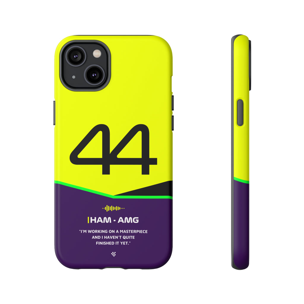 Lewis Hamilton F1 Helmet Phone Case 2024 - NEVERLESS