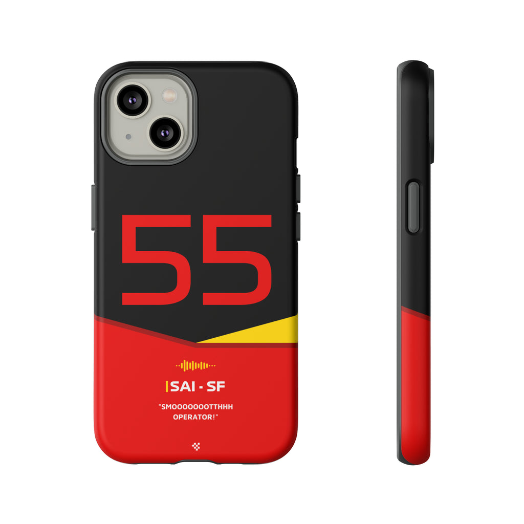 Carlos Sainz F1 Helmet Phone Case 2024 - NEVERLESS